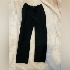 Uniqlo Smart Ankle Pants (2-Way Stretch) wool-like material in black
